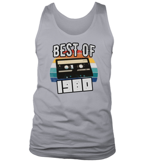 40th birthday Gift Best of Vintage 1980 Retro Men's Tank Top