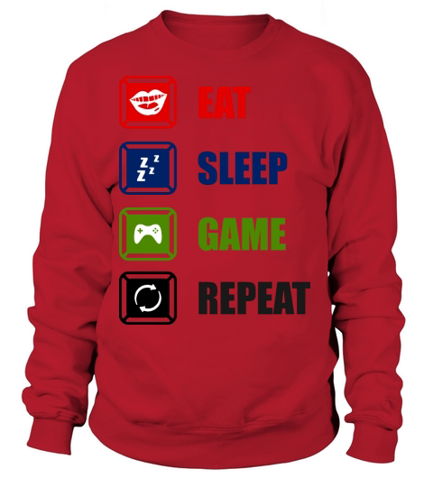 Eat Sleep Game Repeat Women's Sweatshirt