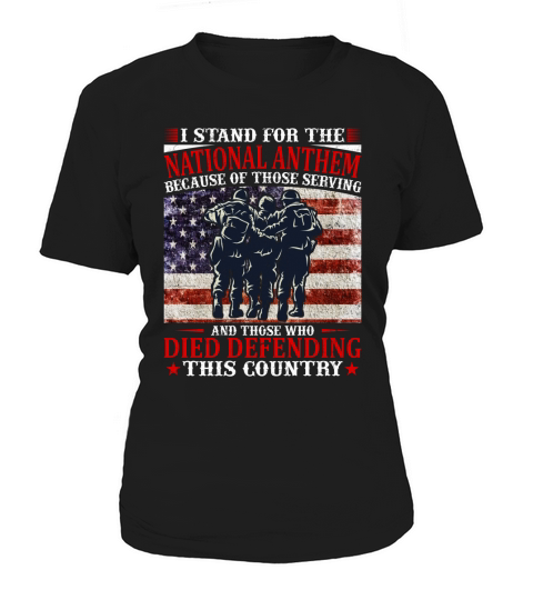 I Stand For The Veteran Women's T-Shirt