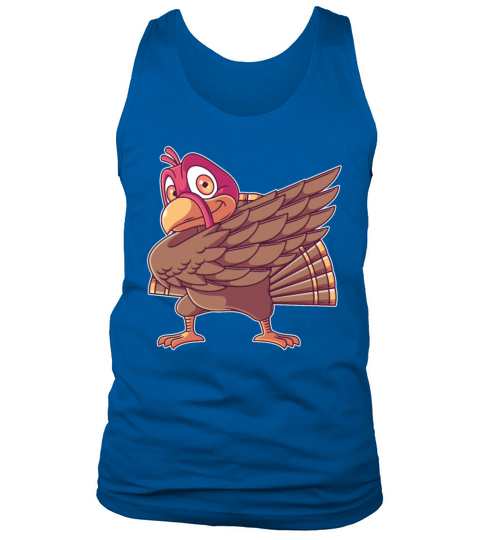 Thanksgiving Day Dabbing Turkey Boys Kids Men Turk Men's Tank Top