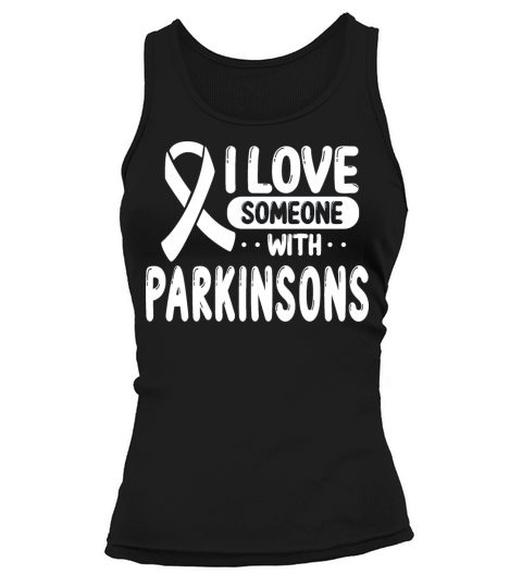 Parkinson Awareness I love White Ribbon Women's Tank Top