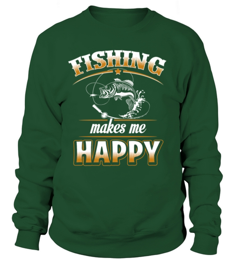 Fisher - Fishing makes me happy Women's Sweatshirt