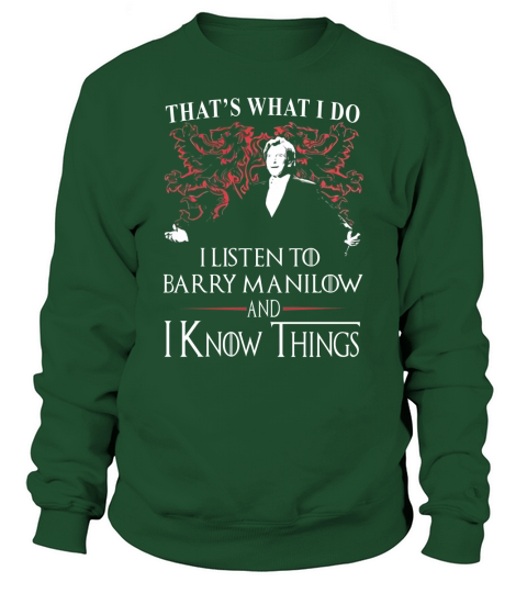 Barry Manilow I KNOW THINGS Sweatshirt Unisex