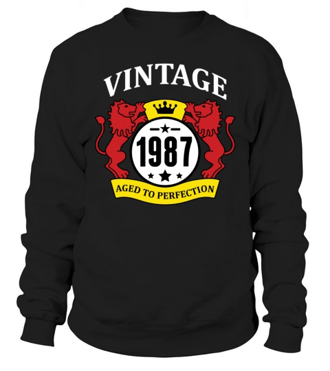 Vintage 1987 Aged to Perfection Men's Sweatshirt