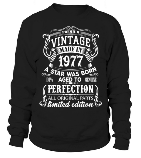 Vintage 1977 Men's Sweatshirt