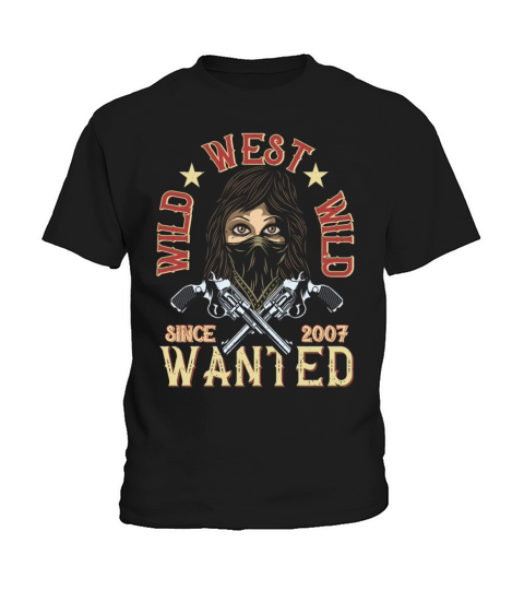 Cowgirl Birthday Wanted Since 2007 Kids T-Shirt