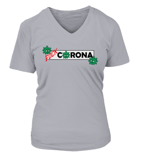 Fuck Corona Women's V-Neck T-shirt