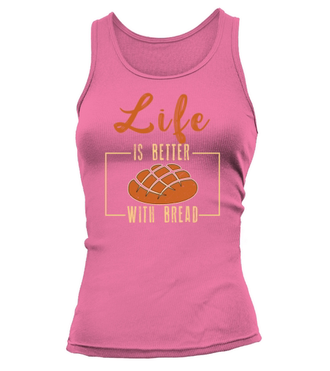 Life Is Better With Bread Chef Flour Rolling Pin Women's Tank Top