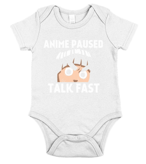 Anime paused talk fast Short Sleeve Baby One-Piece