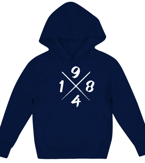 1984 year vintage Kids Hoodie