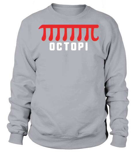 Pi Day Funny Octopi Octopus Sea Life Pi Symbol Women's Sweatshirt