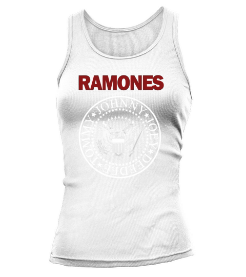 Ramones Red Text Seal Tank top Woman