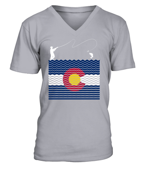 Colorado Fly Fishing Shirt Men, Women Youth Men's V-Neck T-shirt