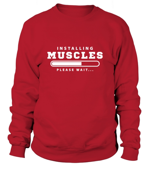 Installing Muscles please wait Women's Sweatshirt