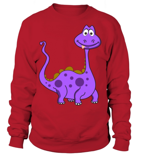 Purple Dinosaurus Women's Sweatshirt