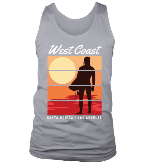 West Coast SANTA MONICA - LOS ANGELES Men's Tank Top