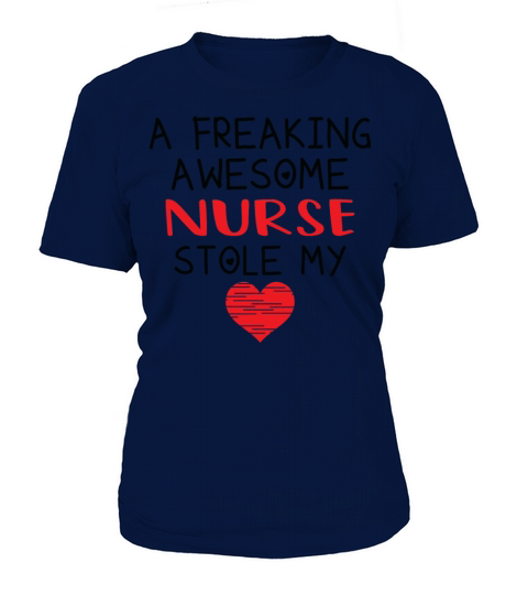 Nurse Valentines Funny Red Heart Women's T-Shirt