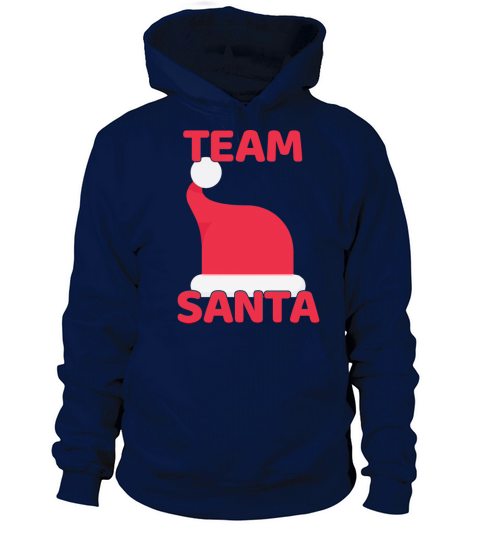 Team Santa Family Christmas Matching Pajama Santa Men's Hoodie