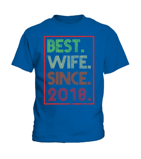 Best Wife Since 2018 Women 2nd Anniversary Gift Kids T-Shirt