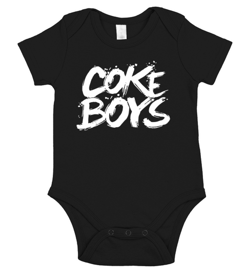 Coke Boys French Montana T-Shirt Short Sleeve Baby One-Piece
