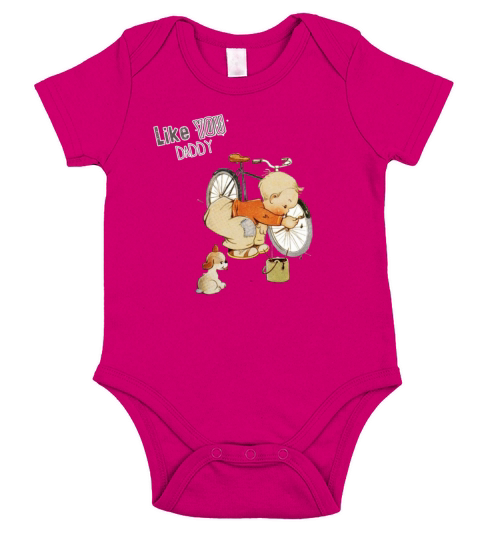 Tee shirt like you daddy Short Sleeve Baby One-Piece