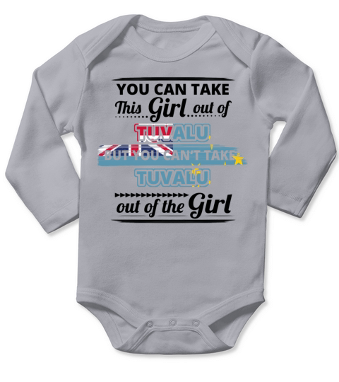 Geschenk herausnehmen liebe herkunft girl TUVALU Long Sleeve Baby One-Piece