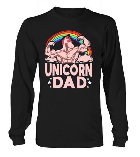 Unicorn Dad Long sleeved Unisex