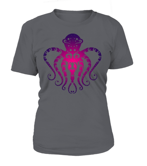 Maori Octopus Sea Squid Tribal Tattoo Gift Idea Women's T-Shirt