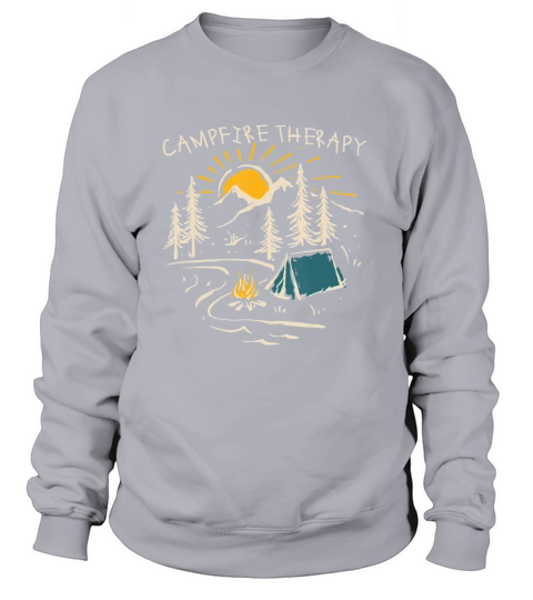 Campfire Therapy Camping Nature Camping Campfire Women's Sweatshirt