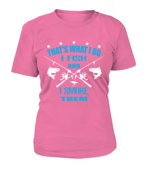Fisherman Smoke Fish Fisher Angler Fishing Women's T-Shirt