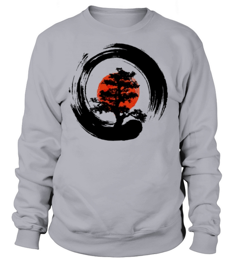 Japanese Bonsai Tree Zen Enso Women's Sweatshirt