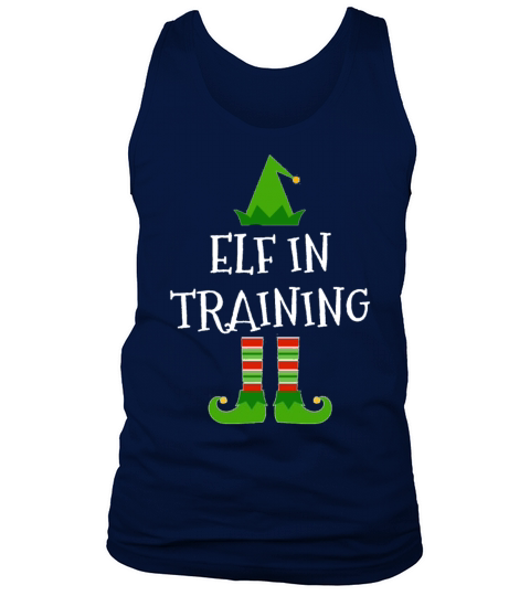 Elf In Training Matching Family Christmas graphic Men's Tank Top