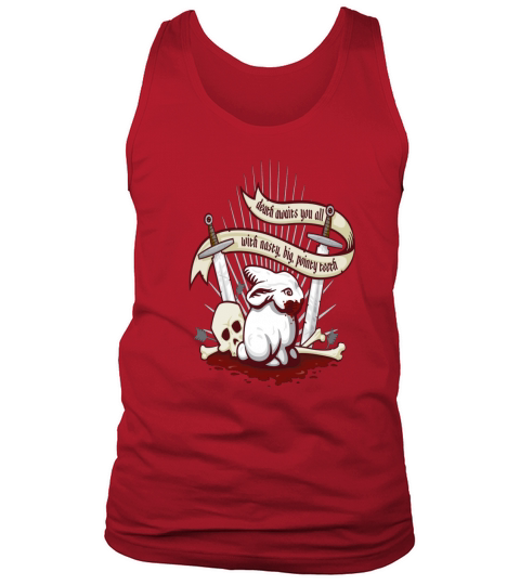 The Rabbit of Caerbannog, Monty Python, Holy Grail, Caerbannog Tank Top Unisex