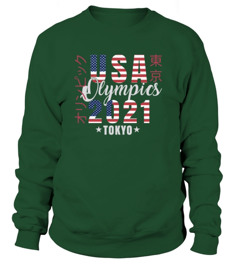 Team USA for American Flag Tokyo Olympics 2021 Women's Sweatshirt