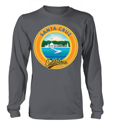 Santa Cruz City Scape Women's Long Sleeve