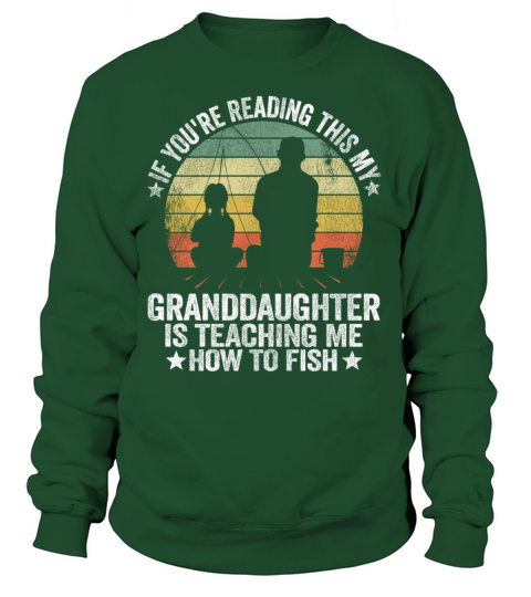 Funny Fishing Buddy Grandpa & Granddaughter Gift Women's Sweatshirt
