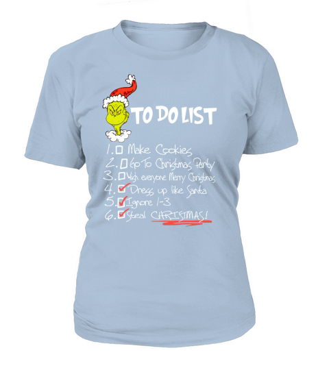 Grinch To do list T-Shirt Woman