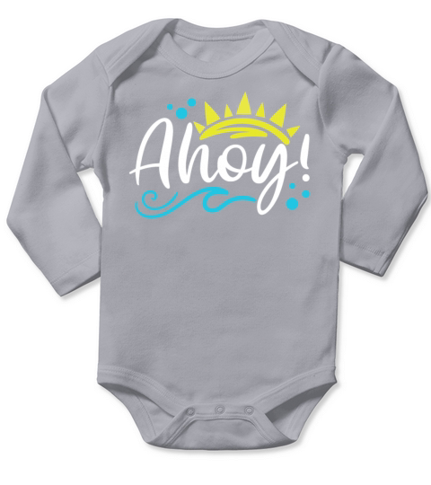 Ahoy Long Sleeve Baby One-Piece