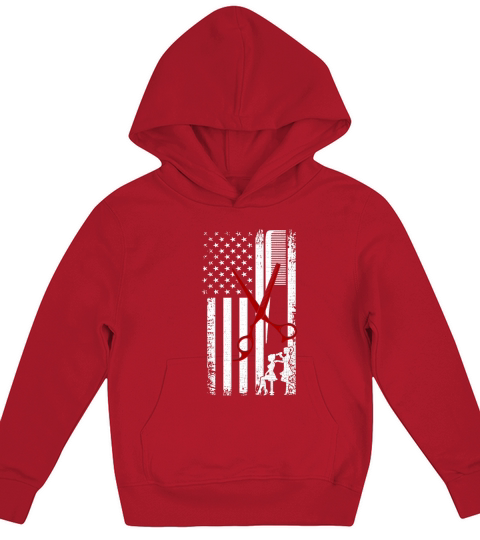 Hair Stylist Flag Kids Hoodie