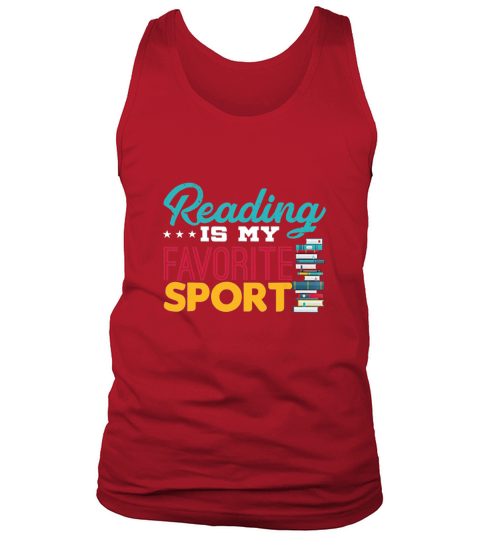 Reading is My Favorite Sport Tank Top Unisex