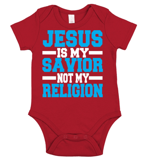 Jesus Is my Savior Short Sleeve Baby One-Piece