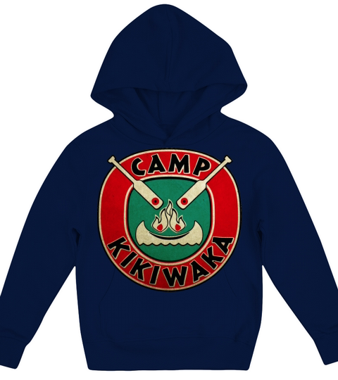 Vintage Camp Kikiwaka Logo Kids Hoodie