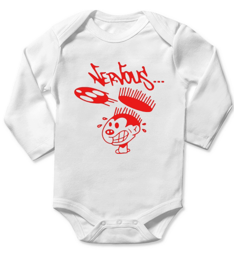 Nervous Records Long Sleeve Baby One-Piece