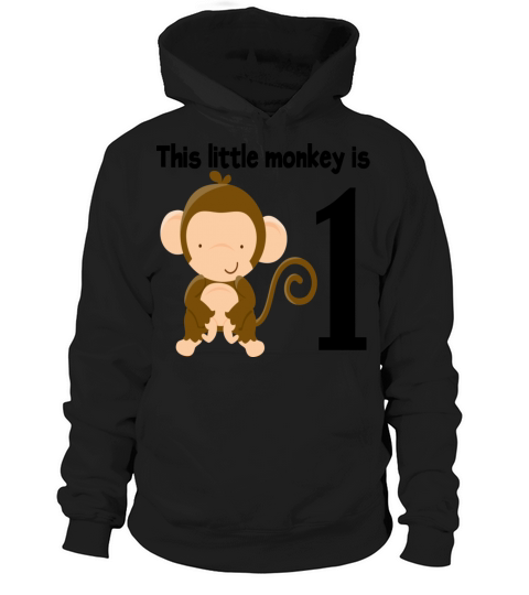 Monkey 1st Birthday Women's Hoodie