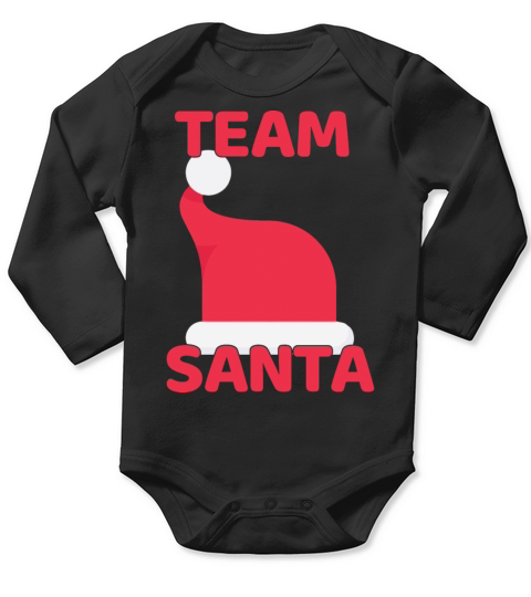 Team Santa Family Christmas Matching Pajama Santa Long Sleeve Baby One-Piece