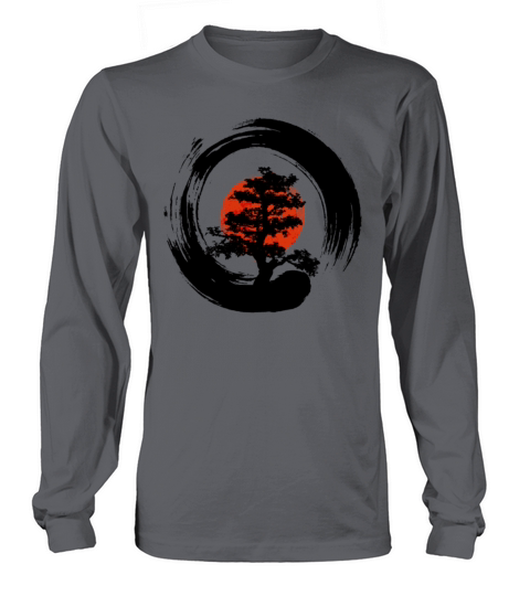 Japanese Bonsai Tree Zen Enso Women's Long Sleeve