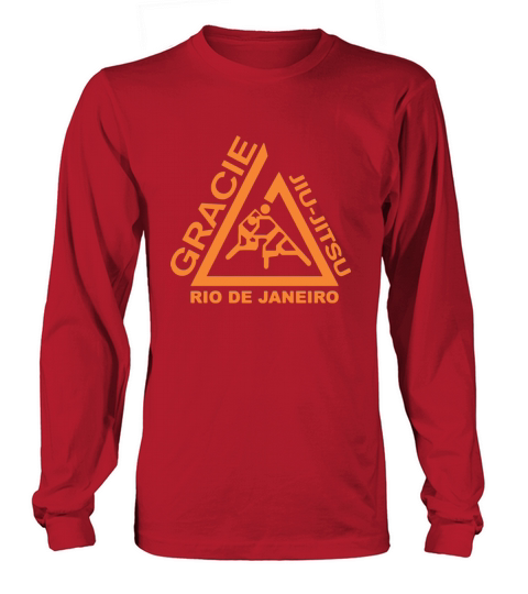 Gracie jiu Jitsu Mens Cool Juijitsu Long sleeved Unisex