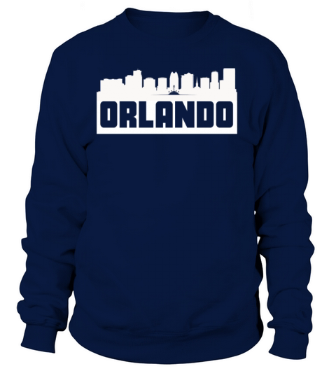 Orlando Florida Skyline Silhouette Women's Sweatshirt