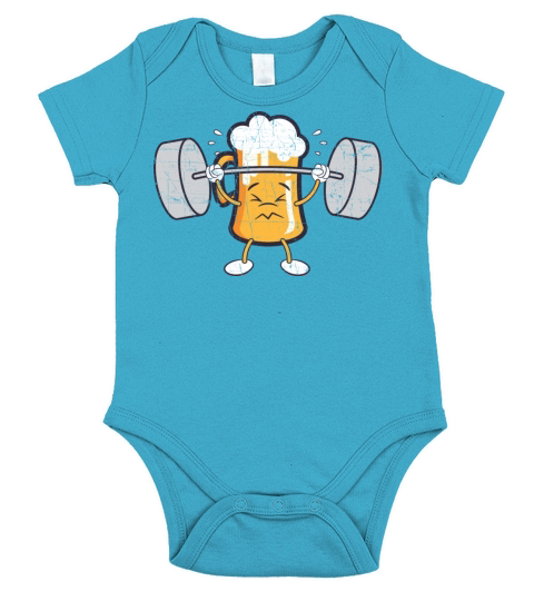 Funny Craft Beer Drinker Lifting Problem Workout B Short Sleeve Baby One-Piece