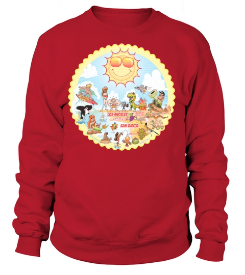 Southern California Beach Souvenir Women's Sweatshirt